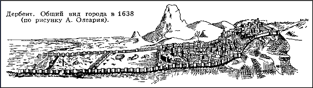 Дербен -общий вид города XVII век.jpg